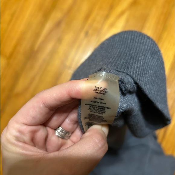 Vida Milano Women's Size  Large Soft Wool Blend Ruffled Duster Cardigan - Picture 8 of 8